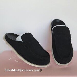COACH Men’s Suede Loafer Mule- MEN’s US Size: 11D – Black color⭐